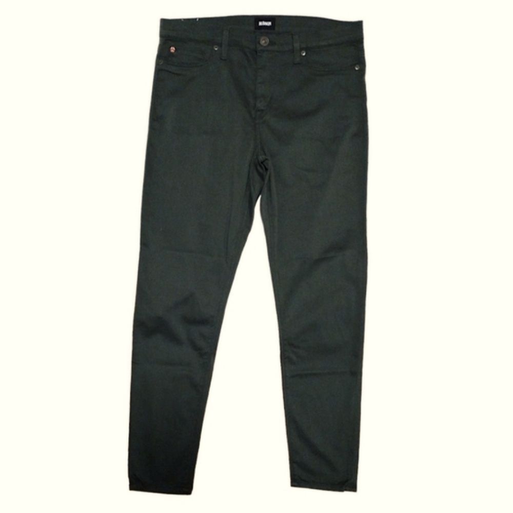 Hudson 'Natalie' Mid Rise Ankle Super Skinny Jean, Size 32, Dark Green IFOR, NWT